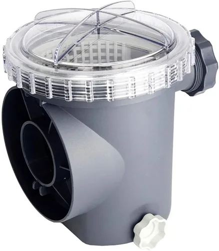 Vista 3 de Intex Krystal - Bomba de filtro de arena transparente para piscinas sobre el suelo, 12 pulgadas, 110-120 V con GFCI