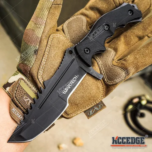 Vista 3 de Cuchillo de bolsillo de hacha de hacha, cuchillo de hoja fija, cuchillo de caza Karambit, 5 unidades, combo de navaja de afeitar, accesorios