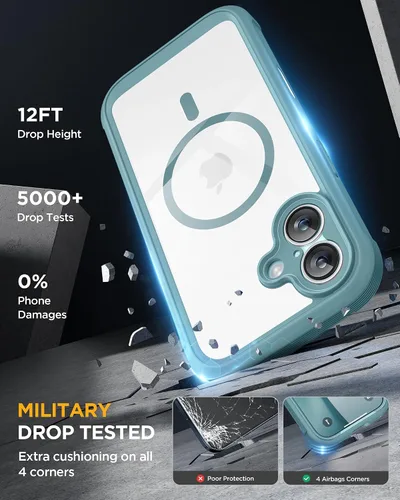Vista 42 de Miracase Serie de vidrio para iPhone 11 de 6.1 pulgadas, funda protectora de cuerpo completo resistente mejorada con protector de pantalla de vidrio