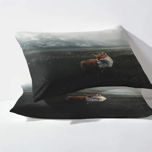 Vista 3 de Fox Sheets K8-&-45 - Juego de sábanas y fundas de almohada de 3 piezas, tamaño individual, sábanas bajeras de microfibra suave con bolsillo