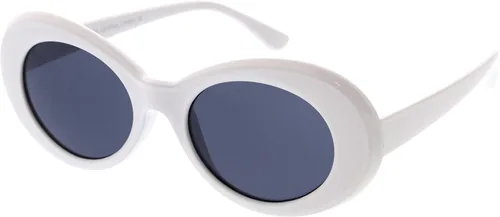 Vista 4 de ZeroUVanteojos de sol con marco ovalado grueso, estilo retro 51mm