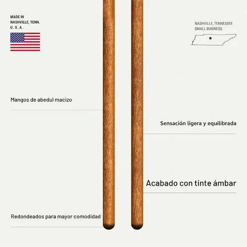 Vista 7 de Mallets de xilófono/marimba — HECHO EN U.S.A. Percusión Gris
