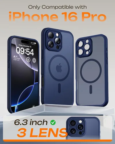Vista 692 de TOCOL Funda para iPhone 11, compatible con Magsafe, protección completa de cámara, imanes integrados, protección contra caídas, funda translúcida