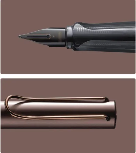 Vista 3 de Bolígrafos estilográficos clásicos para escribir, bolígrafo de punta redonda de laca de metal de primera calidad, impresionante bolígrafo de lujo