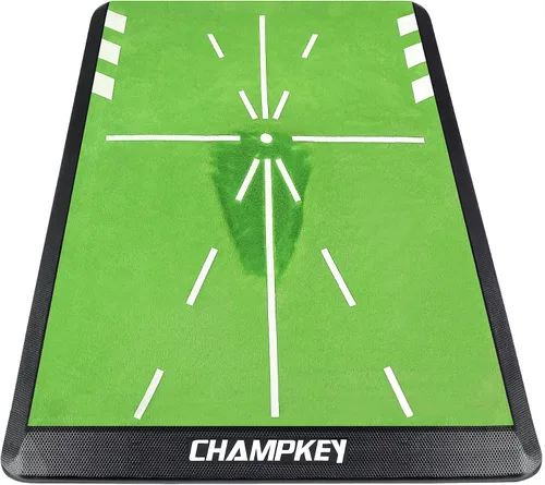 Vista 10 de CHAMPKEY Heavy-Duty Golf Hitting Mat - Swing Path Feedback Golf Practice Mat - Ideal for Indoor and Outdoor Training