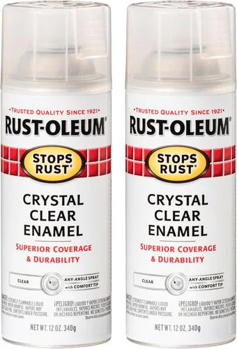 Vista 31 de Rust-Oleum 7776830 - Pintura en aerosol para prevención del óxido, 12 onzas, negro plano