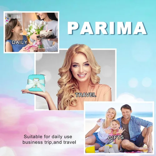 Vista 8 de Parima Joyero de viaje para niñas y mujeres, caja organizadora de joyas, cajas de joyería personalizadas para mujeres y niñas, caja de joyería