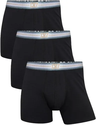 Vista 11 de CR7 Men's Cotton Blend Trunks Blanco