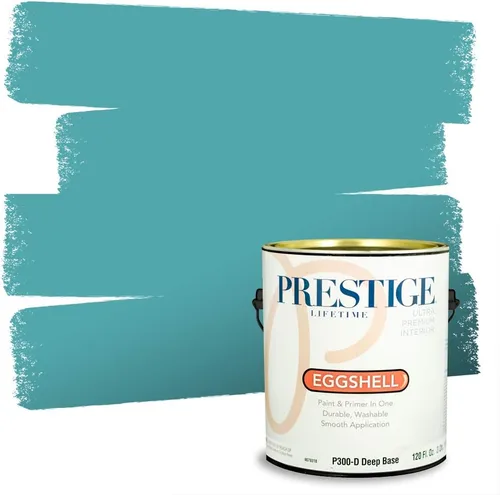 Vista 11 de PRESTIGE Pintura exterior e imprimación en uno, Apalaches, plano, 1 galón