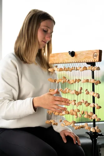Vista 2 de Meinl Sonic Energy Seed Shell Chimes Instrumento de percusión — Sonidos naturales para meditación, ASMR, terapia de sonido, yoga