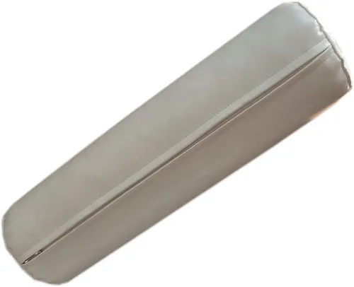 Vista 5 de Almohada cervical de piel sintética impermeable con cojín cervical redondo cilíndrico para el cuello, almohada de espalda de cintura, cojín de apoyo