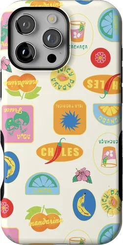 Vista 72 de Casely Funda para iPhone 16 Pro Max Todas las cosas divertidas Diversión en días laborables Compatible con MagSafe Diseño de funda
