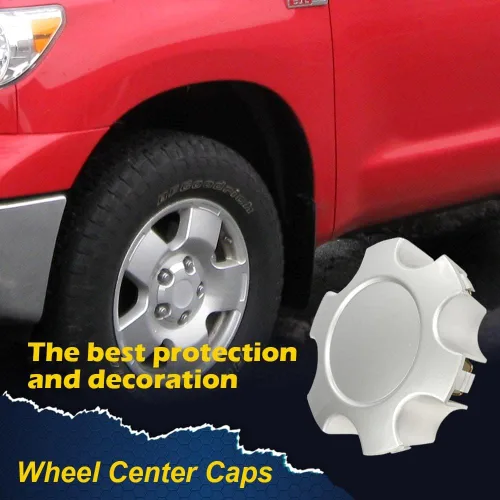 Vista 9 de G-PLUS Tapones centrales de rueda compatibles con Toyota Tundra Sequoia 03-07, kit de 4 piezas, color plateado