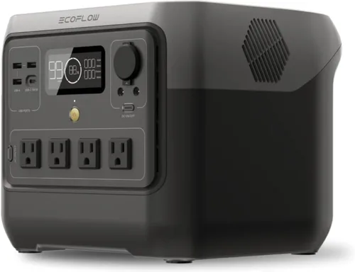 Vista 11 de EF ECOFLOW Estación de energía portátil RIVER 2 Pro, batería LiFePO4 de 768 Wh, carga rápida de 70 minutos, 4 salidas de CA de 800 W