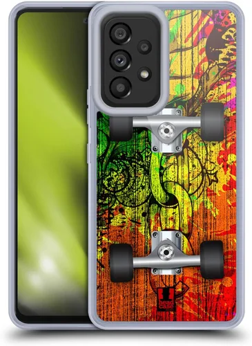 Vista 10 de Head Case Designs Flight Skateboards Gel Case [Military Grade Protection] Compatible with Samsung Galaxy A53 5G (2022)