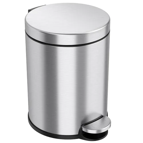 Vista 9 de iTouchless AutoStep - Cubo de basura con sensor de pasos con sistema de filtro de olor, 13 galones, cubo de basura de cocina, acero inoxidable