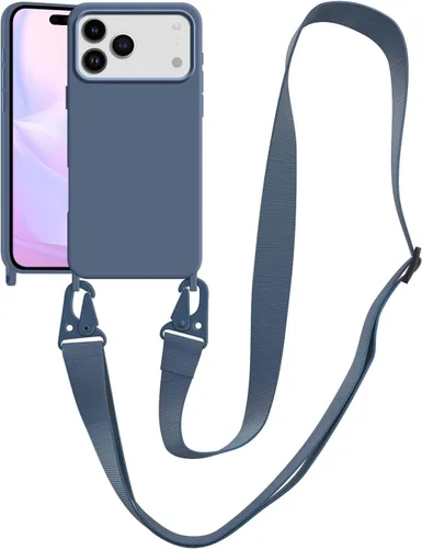 Vista 121 de Funda compatible con iPhone 8 Plus, iPhone 7 Plus/6 Plus/6S Plus con cordón, funda cruzada para iPhone con correa ajustable de silicona para iPhone