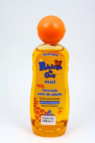 Vista 9 de Ricitos de Oro Shampoo de Miel para bebé, Producto sin parabenos para la delicada piel del bebé, 250 ml cada una, 3 Botellas. Sin lágrimas, sin