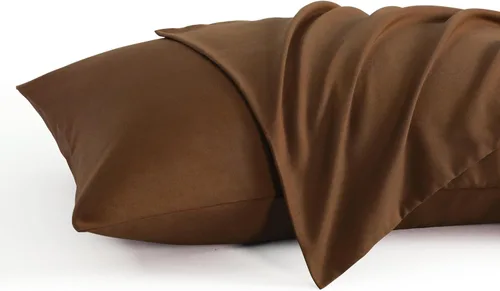 Vista 53 de NTBAY Juego de 2 fundas de almohada estándar, paquete de 2 fundas de almohada de microfibra cepillada de 20x26, suaves, resistentes a las arrugas, a