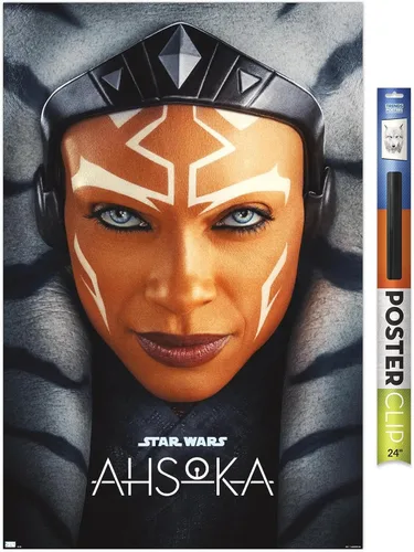 Vista 17 de Trends International Star Wars: Ahsoka - Póster de pared de una hoja, 14.72 x 22.37 pulgadas, versión enmarcada de madera de granero Versión