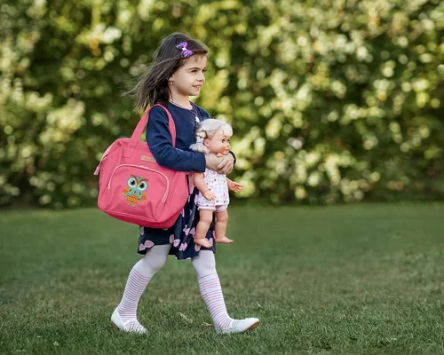 Vista 6 de HappyVk - Bolsa de pañales para muñecas y portabebés para niños.