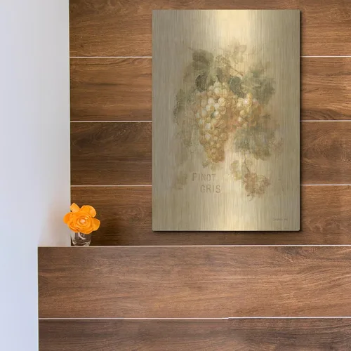 Vista 5 de Pinot Gris' by Danhui Nai Metal Wall Art, 12" x 16