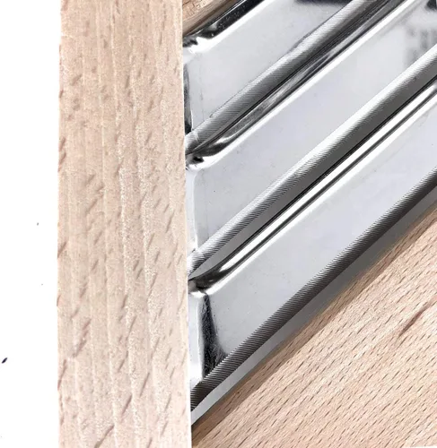 Vista 6 de Trituradora compacta de madera con protector de mano para chucrut y ensalada de col finamente cortados, madera de haya natural sin terminar