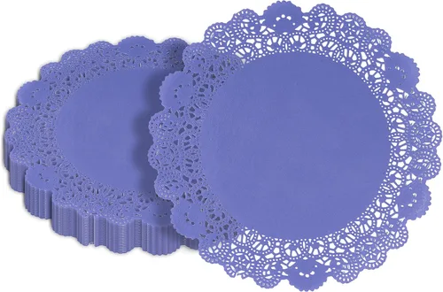 Vista 34 de Restaurantware Pastry Tek Blondas de Encaje de 4 x 4 Pulgadas 100 Vajilla Decorativa - Blondas de Mesa Desechables Redondas de Papel Negro