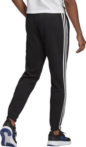 Vista 2 de adidas Essentials - Pantalones de forro polar con puño elástico cónico para hombre