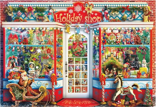 Vista 2 de Ceaco - Holiday - Holiday Shop - Rompecabezas de 2000 piezas