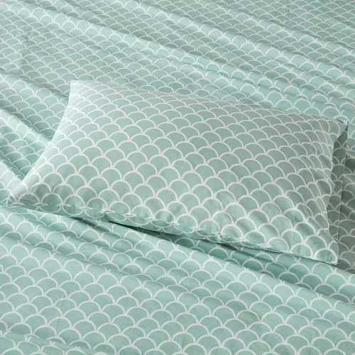Vista 49 de Comfort Spaces Sábanas 100% algodón tamaño King, transpirables y ultra suaves, sábanas de algodón naturalmente fresco con bolsillo elástico de 14