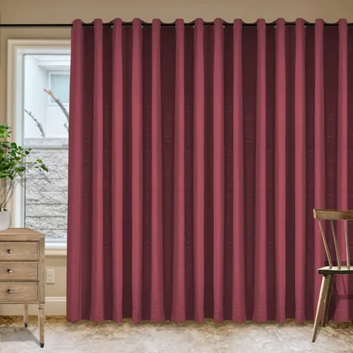 Vista 32 de Frelement Cortinas de lino de lino de bronce con ojales para interiores, tratamiento de ventanas para sala de estar, dormitorio, habitación