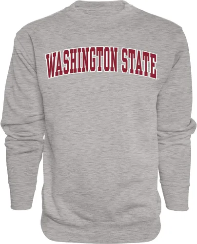 Vista 5 de Blue 84 NCAA para hombre Sudadera de cuello redondo con nombre de equipo jaspeado en color oscuro