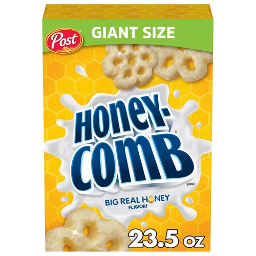 Vista 15 de Post Honeycomb - Cereal para el desayuno, sabor a miel grande, caja de 10 onzas