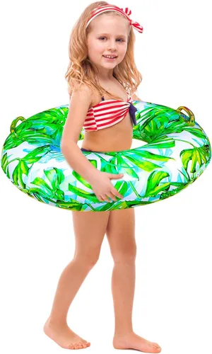 Vista 10 de Flotadores de piscina para adultos, tubo de natación, anillo de natación para adultos, flotador de piscina para adultos con dos asas, anillo