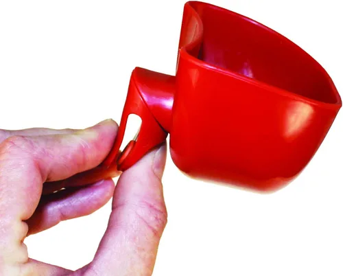Vista 4 de Soporte giratorio para platos de grosor estándar. Sirve salsas, aderezos o condimentos sin tocar la comida para ahorrar espacio en platos