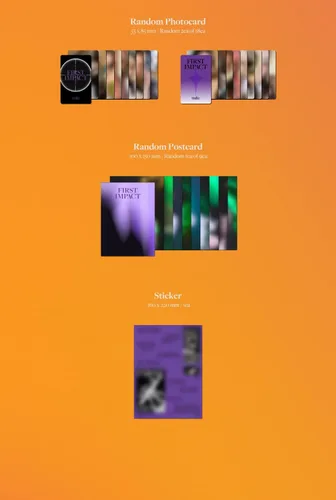 Vista 8 de GENIE MUSIC Kep1er - Álbum PRIMER IMPACTO+Beneficio de preventa+Póster plegado+Juego de tarjetas fotográficas adicionales (Conectar 1 ver.)