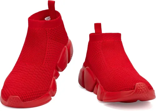Vista 2 de Casbeam Zapatos para correr para mujeres Zapatillas sin cordones para tenis y caminar Zapatillas ligeras transpirables cómodas para trabajo gimnasio