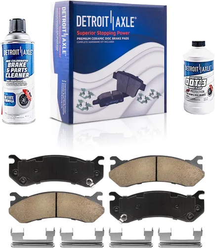 Vista 66 de Detroit Axle - Pastillas de Freno Delantero para Nissan Altima Maxima Sentra 350Z Cube Juke Versa INFINITI G35 I30 I35 Suzuki SX4 Crossover