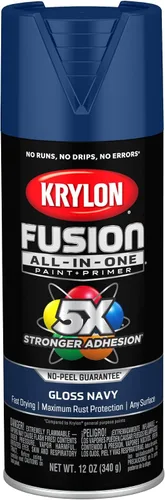 Vista 54 de Krylon Fusion - Pintura en aerosol adhesiva todo en uno para uso en interiores y exteriores, 12 onzas, vidrio de playa