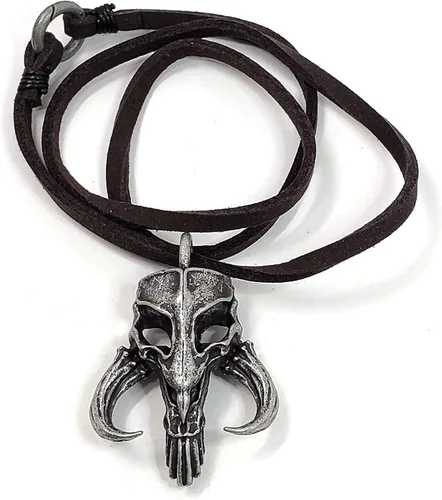 Vista 2 de Collar con colgante de mitosaurio Mandaloriano - Din Djarin - Grogu