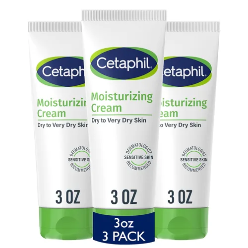 Vista 11 de Cetaphil Hidratante facial y corporal, crema hidratante para piel seca a muy seca, sensible, paquete de 12 unidades, sin fragancia, no comedogénica
