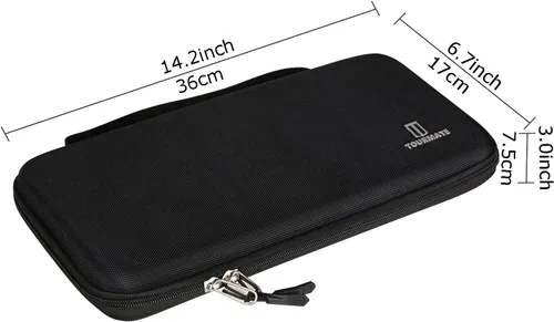 Vista 4 de Tourmate Estuche de almacenamiento duro para teclado mecánico de iluminación inalámbrica MX Mini