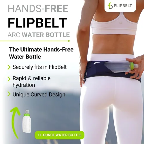 Vista 2 de FlipBelt Botella de agua portátil ligera para correr