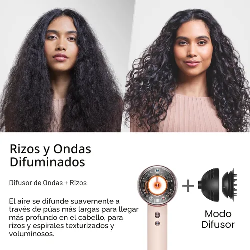 Vista 9 de Dyson Supersonic Nural™ Secador de pelo Rosa cerámico