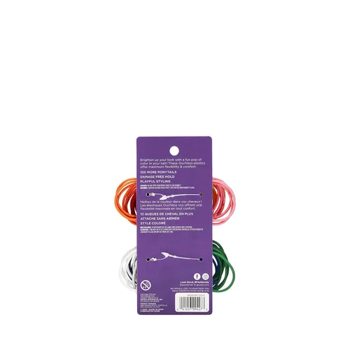 Vista 2 de Goody Elásticos Ouchless para niñas, 0.08 pulgadas, 72