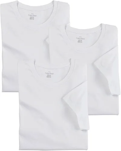 Vista 3 de calvin klein ropa interior para hombre paquete de 3algodón Classic cuello redondo camisetas