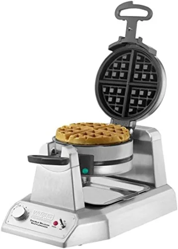 Vista 11 de Waring Commercial WW180X waflera belga simple de resistencia alta, placas antiadherentes recubiertas, produce 25 waffles por hora, 120V, 1200W