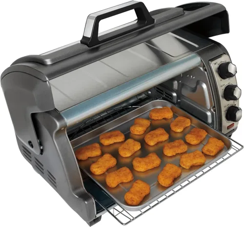 Vista 3 de Hamilton Beach Easy Reach 31126 horno de convección, plateado