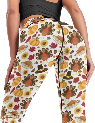 Vista 2 de Pantalones de yoga de cintura alta para mujer, elásticos en 4 direcciones, suaves, para correr, entrenamiento, pantalones deportivos de yoga